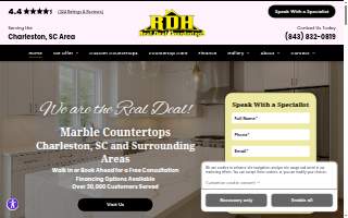 Real Deal Countertops website
