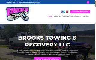 Brooks Towing & Recovery LLC website