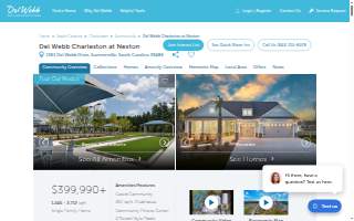 Del Webb Charleston at Nexton- 55+ Retirement Community website