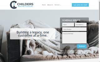 Childers Heating and Cooling website