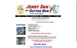 Jerry Dan the Gutter Man website