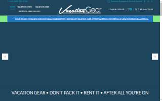 Vacation Beach Gear Rentals by Vacation Gear website