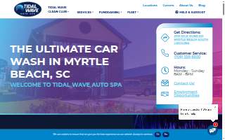Tidal Wave Auto Spa | Car Wash of Myrtle Beach website
