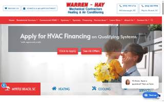 Warren-Hay Mechanical website