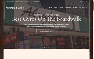 Abraham's Gyros website