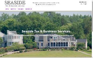 Seaside Tax and Business Services website