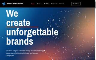 Coastal Media Brand website