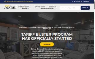 Discount Furniture & Mattress website