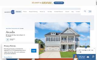 Arcadia by Mungo Homes website