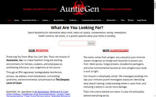 AuntieGen | Mold Removal in Myrtle Beach website