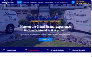 James Plumbing Company website