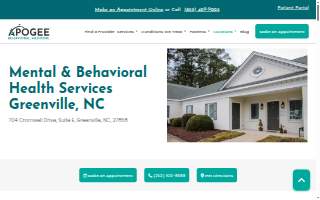 Apogee Behavioral Medicine - Greenville website