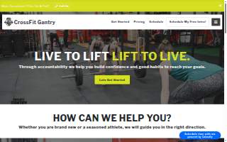 CrossFit Gantry website