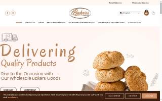 Bakers Depot - Bakery Supply website