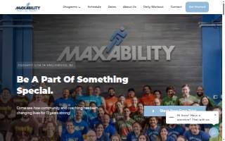 Maxability Sports and CrossFit website