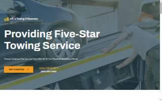 J.R.�s Towing & Recovery website