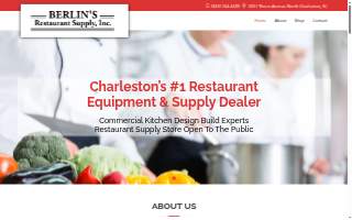 Berlins Restaurant Supply website