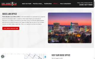 Parke Gordon Law website