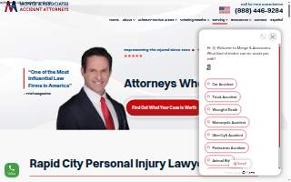 Monge & Associates Injury and Accident Attorneys website