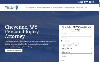Metier Law Firm website