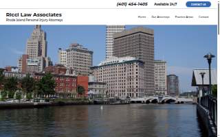 Ricci Law Associates website