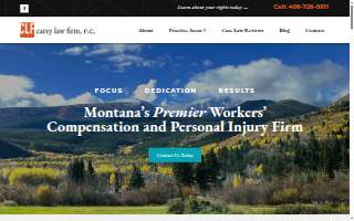 Carey Law Firm, P.C. website