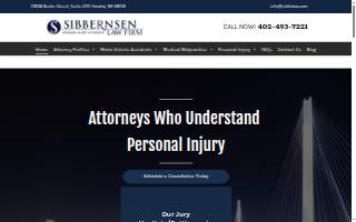 Sibbernsen Law Firm P.C. website