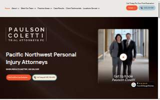 Paulson Coletti Trial Attorneys PC website