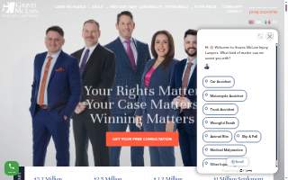 Graves McLain Injury Lawyers website