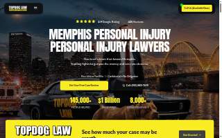 TopDog Law Personal Injury Lawyers website