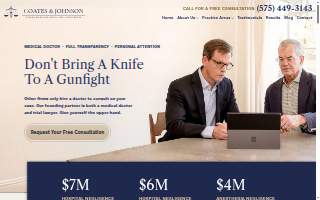 Coates & Johnson PLLC website