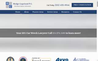 Hedge Copeland, P.C. website