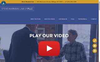 Steve Harman Law, PLLC website
