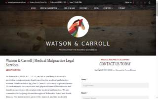 Watson & Carroll, P.C., L.L.O. website