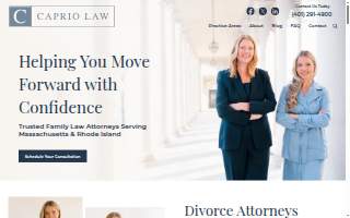 Caprio Law website
