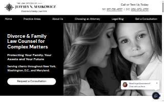 Law Offices of Jeffrey N. Markowicz website