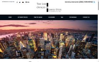 The Law Offices of David Stein website