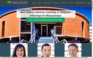 Family Law Firm website