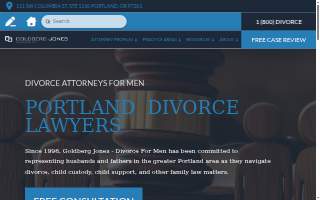 Goldberg Jones - Divorce for Men website