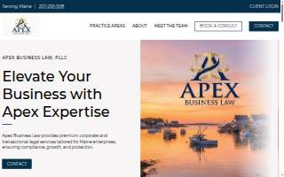 Apex Business Law, PLLC website