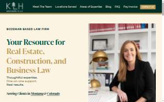 KLH Advisors PLLC website