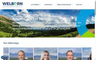 Welborn Sullivan Meck & Tooley, P.C. website
