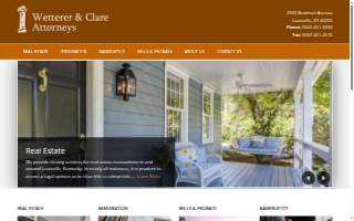 Wetterer & Clare website