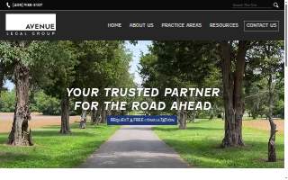 Avenue Legal Group website