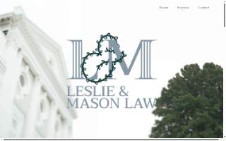Leslie & Mason Law website
