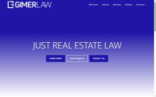 Gimer Law website