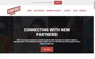 Sanford Law Firm website
