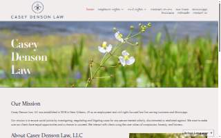 Casey Denson Law website