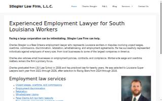 Stiegler Law Firm LLC website