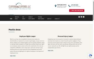 Clifford & Clifford Law Office website